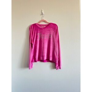 Juicy Couture Pink 3 Piece Sleepwear Lounge Set XL Playful Trashy-Chic McBling